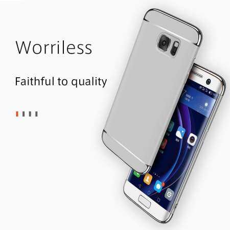 สำหรับซัมซุงกาแล็คซี่ S7 EDGE Case, 3 in 1 Anti - Scratch Shockproof Electroplate กรอบกับพื้นผิวเคลือบที่จับกระชับมือปลอก