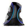 DELUX M618 PLUS เมาส์แนวตั้ง Blue Light ERGONOMIC Gamer เมาส์มีสายเมาส์สำหรับเล่นเกมส์ที่มีการสนับสนุนข้อมือสำหรับเดสก์ท็อป Dropshipping - INTL