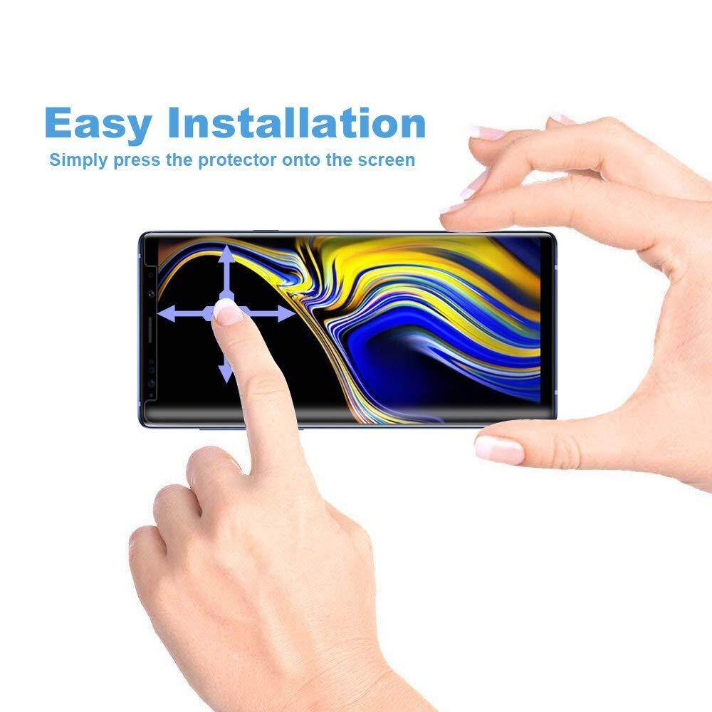 LUOWAN [2 pack]Galaxy Note 9 Tempered Screen Protector【Case Friendly】 3D Screen Coverage Tempered Glass [Bubble-Free] [9H Hardness] [Anti-Scratch] For Samsung Galaxy Note 9-Clear