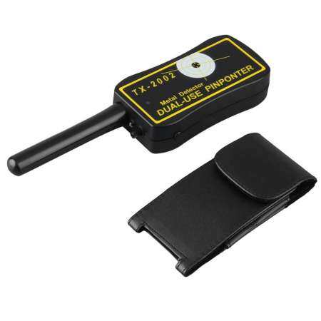 xt-2002 คู่ใช้เครื่องตรวจจับโลหะ pinpointer มือดำ เหลือง ดำ เหลืองไว