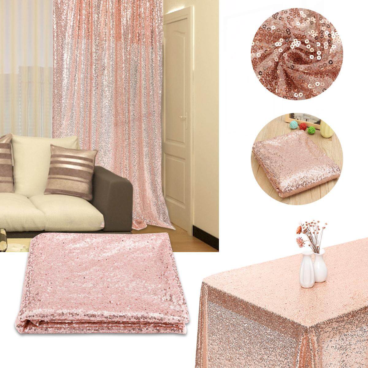 Rose Gold Sequin Photography Backdrop Sequin Background Sequin Curtain - intl