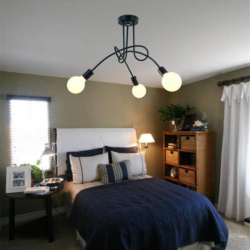 Flush Mount Ceiling Lights Kitchen Pendant Light Kitchen Lamp Black Chandelier - intl