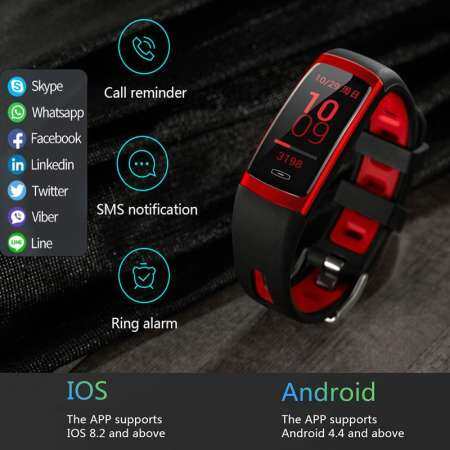 Zenia 2018 มาใหม่ล่าสุด IP67 กันน้ำ GPS ความดันสมาร์ทความดันการตรวจสอบกีฬาสมาร์ทวอท์ช Smartband สร้อยข้อมือสมาร์ท