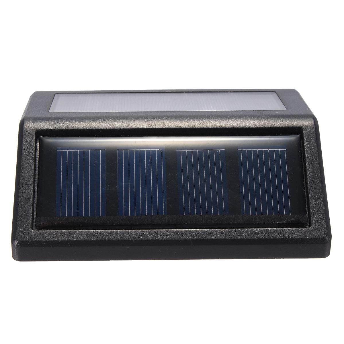 Waterproof 6 LED Solar Power Light Sensor Wall Light Indoor Garden Fence Lamp - intl