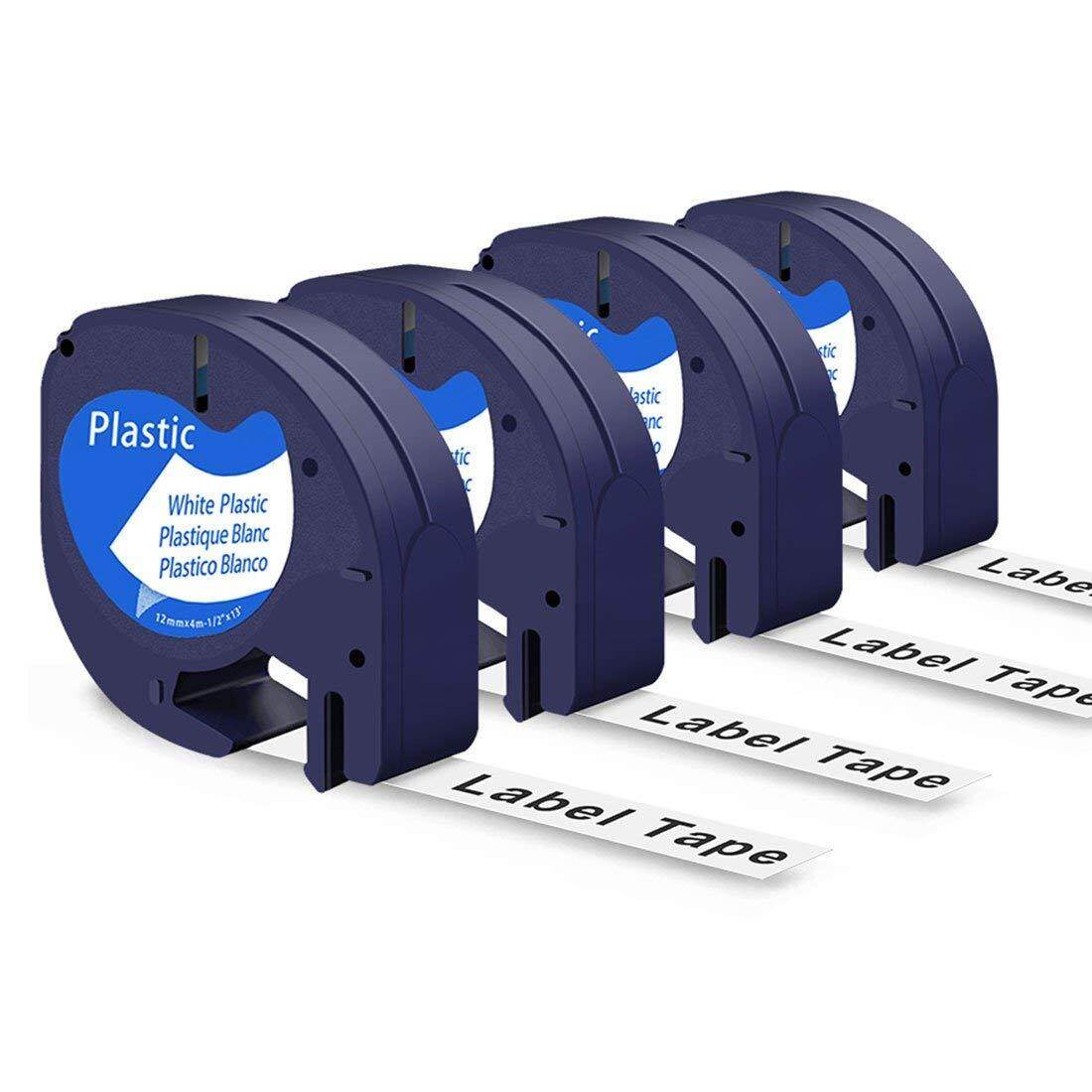 dymo letratag refills white plastic