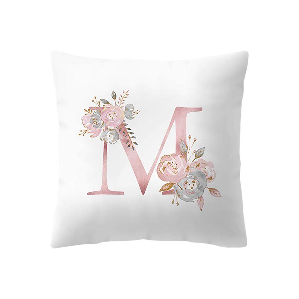 Hotilystore 45X45 CM คินเดอร์ Zimmer ตกแต่งสั้นๆ Kissen ภาษาอังกฤษตัวอักษรปลอกหมอนข้าง