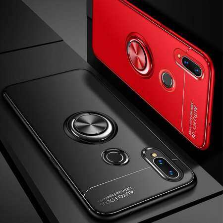 สำหรับ Huawei Y9 2019 เคสป้องกันแบบไฮบริดแม่เหล็กแหวนตัวดูดกรณี สำหรับ Huawei Y9 2019 เคสป้องกันแบบไฮบริดแม่เหล็กแหวนตัวดูดกรณี