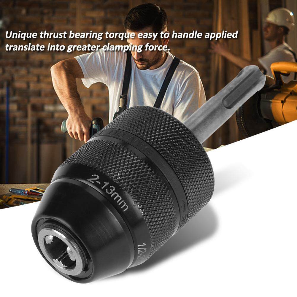 2-13mm Metal Keyless Lathe Drill Chuck Converter with SDS Adapter Accessories