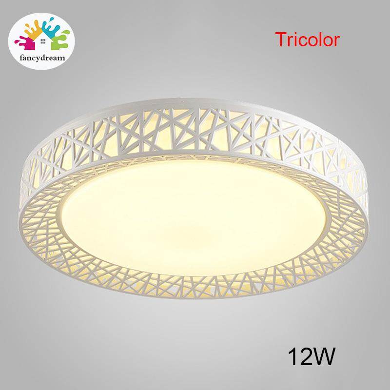 fancydream LED Ceiling Light Bird Nest Round Lamp Modern Fixtures For Living Room Bedroom Kitchen