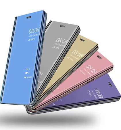 OPPO A3S เคสแบบพับปิดได้, ชุบสมาร์ท View สำหรับ OPPO A3S