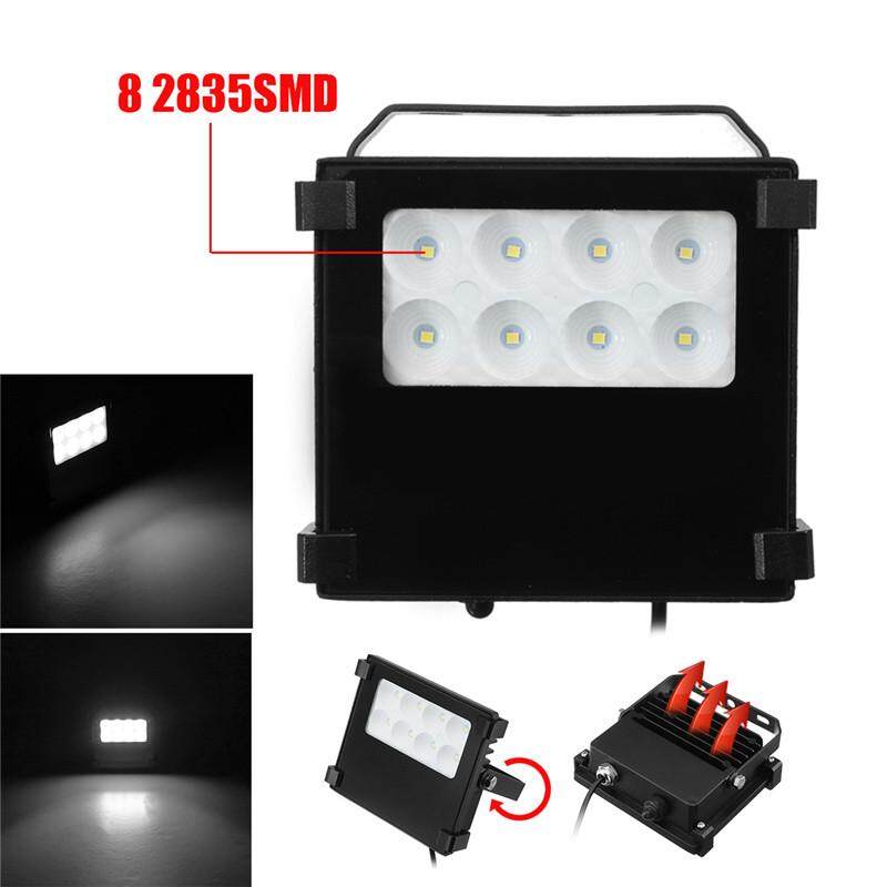 8 ĐÈN LED Năng Lượng Mặt Trời Ngoài Trời Đèn An Ninh Pha Ánh Sáng Trắng IP65 Chống Thấm Nước