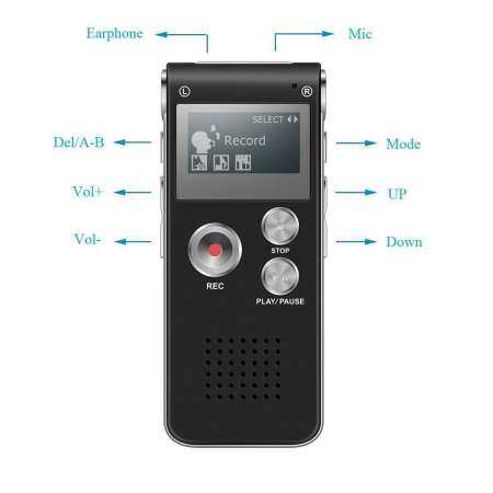 yesefus Digital Voice Recorder - intl