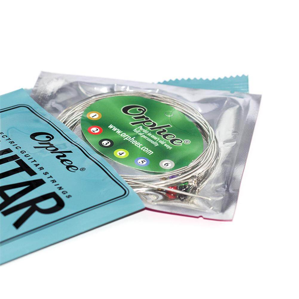 Dây Đàn Ghi Ta Điện Orphee 6 Cái/bộ Siêu Nhẹ RX15/RX17/RX19, Dây Đàn Guitar Bằng Thép Cacbon Hình Lục Giác Chất Lượng Cao