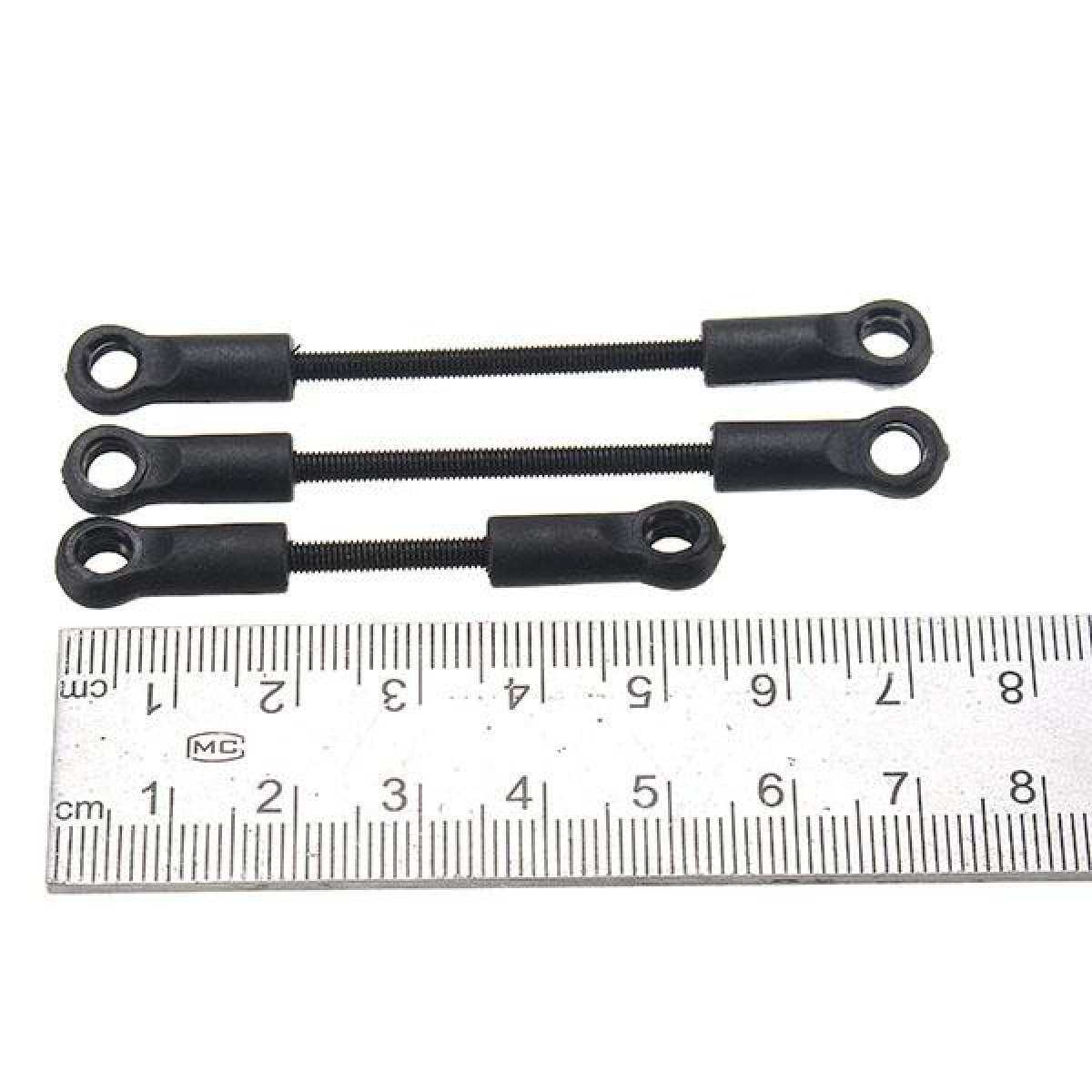 HBX 12891 1/12 Depan Cincin Baja Tautan 2 Pcs Bagian Mobil RC + Penghubung Servo 12610
