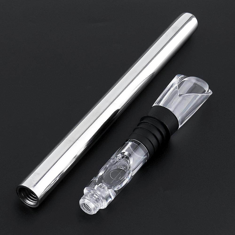 Stainless Steel Wine Cooler Chiller Stick with Pourer and Acrylic Material for Kitchen Bar KTV