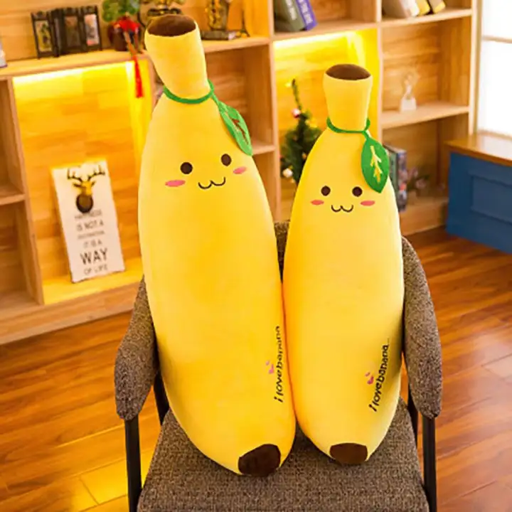 miniso banana stuffed toy