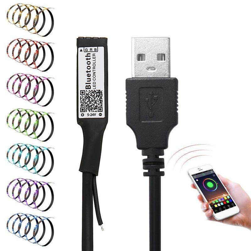 Smart RGB Bluetooth USB ĐÈN LED Điều Khiển từ xa cho 3528 5050 Đèn RGB Dây