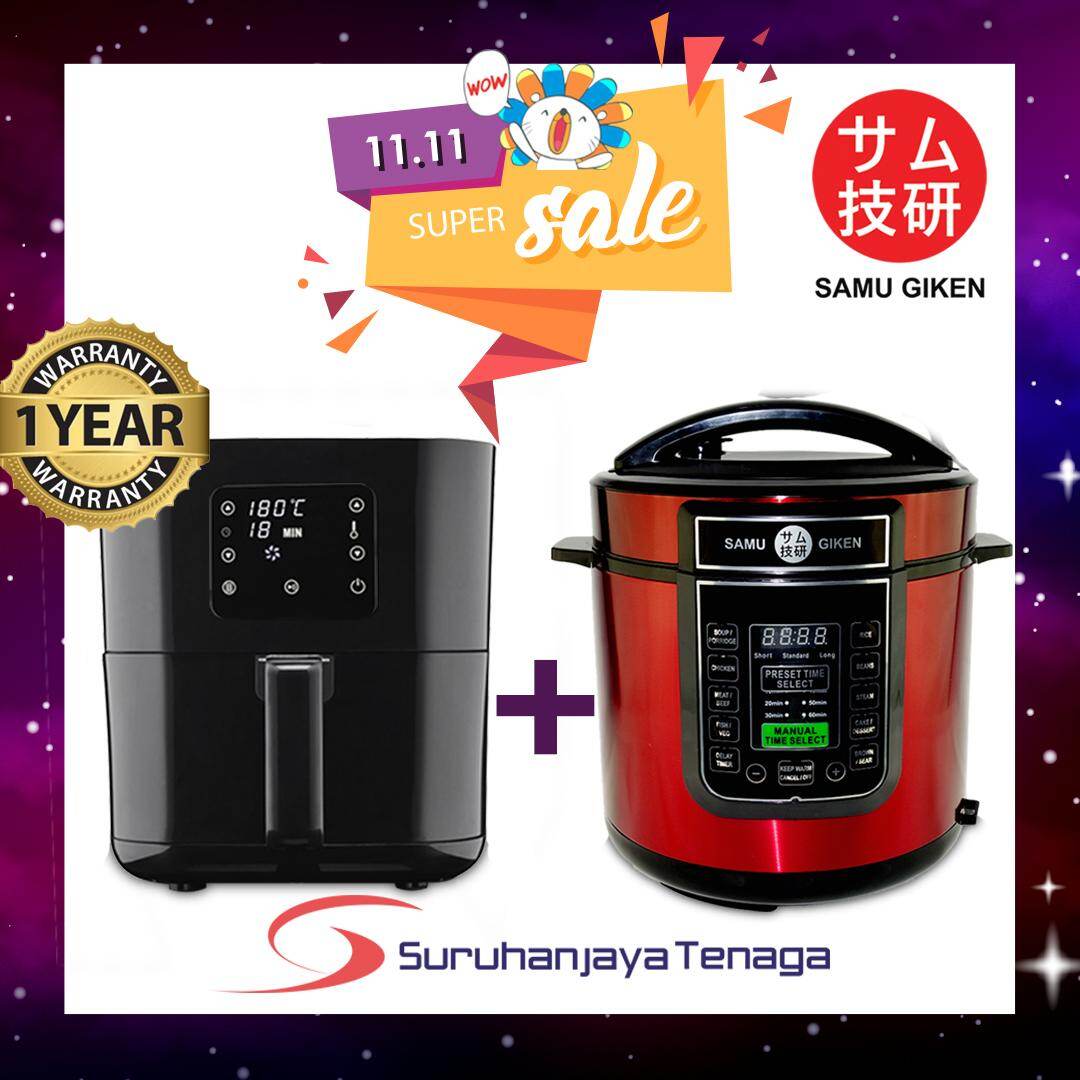 Samu Giken Electric Pressure Cooker Rice Cooker SGPC68R (6.0L) Lazada