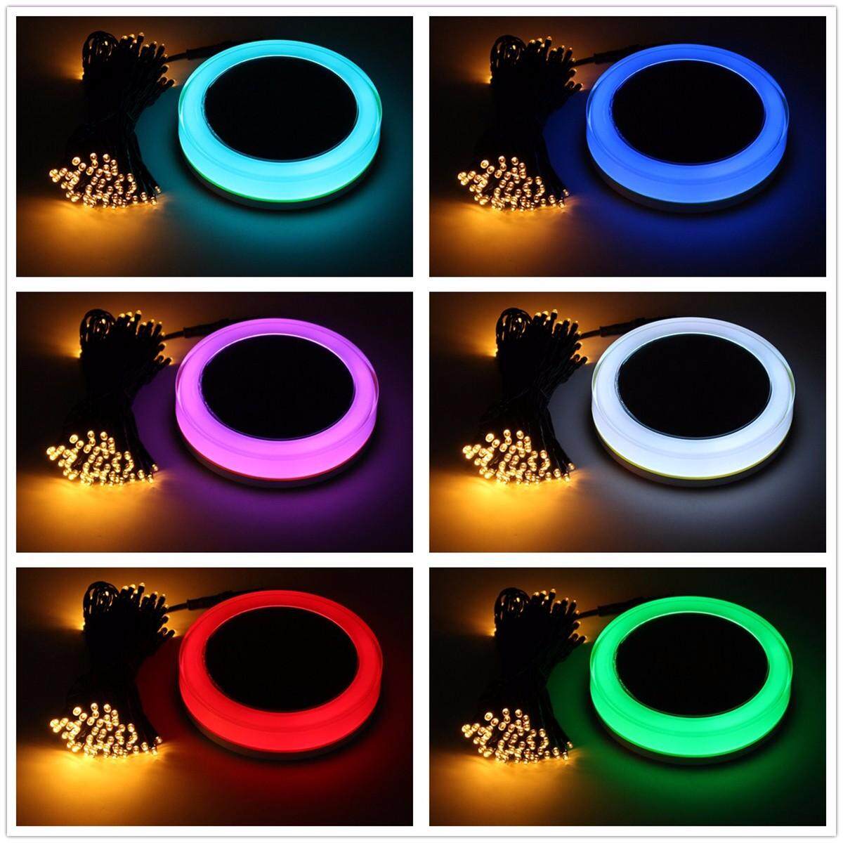 RGB 10 m Giáng Sinh Cưới Quà Giáng Trang Trí Ngoài Trời Năng Lượng Mặt Trời Cổ Dây Ánh Sáng Đèn IP65 Cho Ngoài Trời