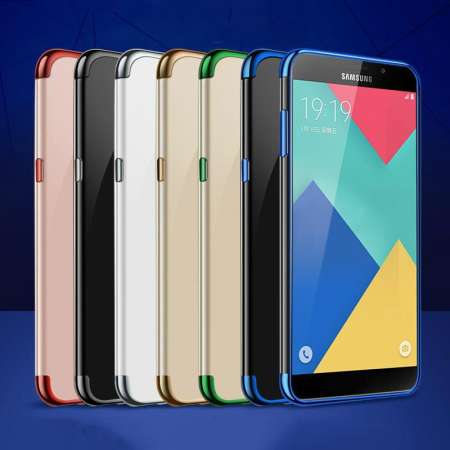 For Galaxy J4 Plus 2018 Soft Case Transparent Plating Shining Cover for Samsung Galaxy J4 Plus 2018 Casing Antioxidant Housing เคสโทรศัพท์
