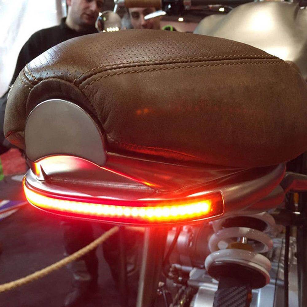 Fang Fang 1 pcs Motorcycle LED Scrambler Brake Tail Light Turn Signal For Bobber Cafe Racer