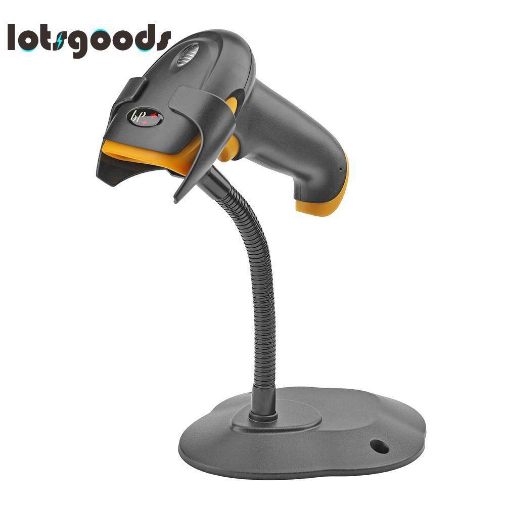 Auto Induction Laser Barcode Scanner Wired 1D Bar Code Reader Scanning(Black)(Black)