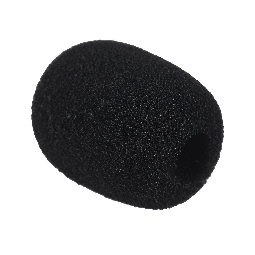 Andoer Mini Lapel Headset Microphone Windscreen Mic Foam Cover, Black 10-Pack