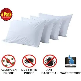Niagara Sleep Solution Pillow Protectors Standard 4 Pack 100