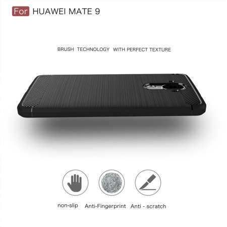 สำหรับ Huawei Mate 9, ปกป้องสูงสุดการดูดซับแรงกระแทกและคาร์บอนไฟเบอร์ออกแบบปลอก
