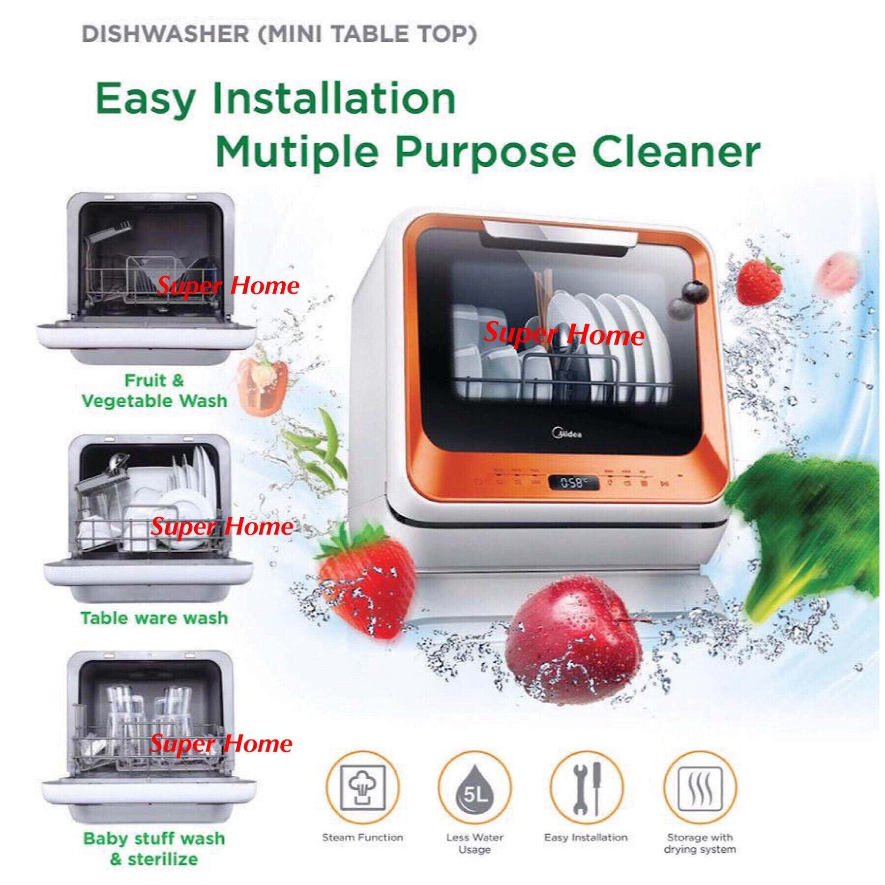 midea dishwasher mini