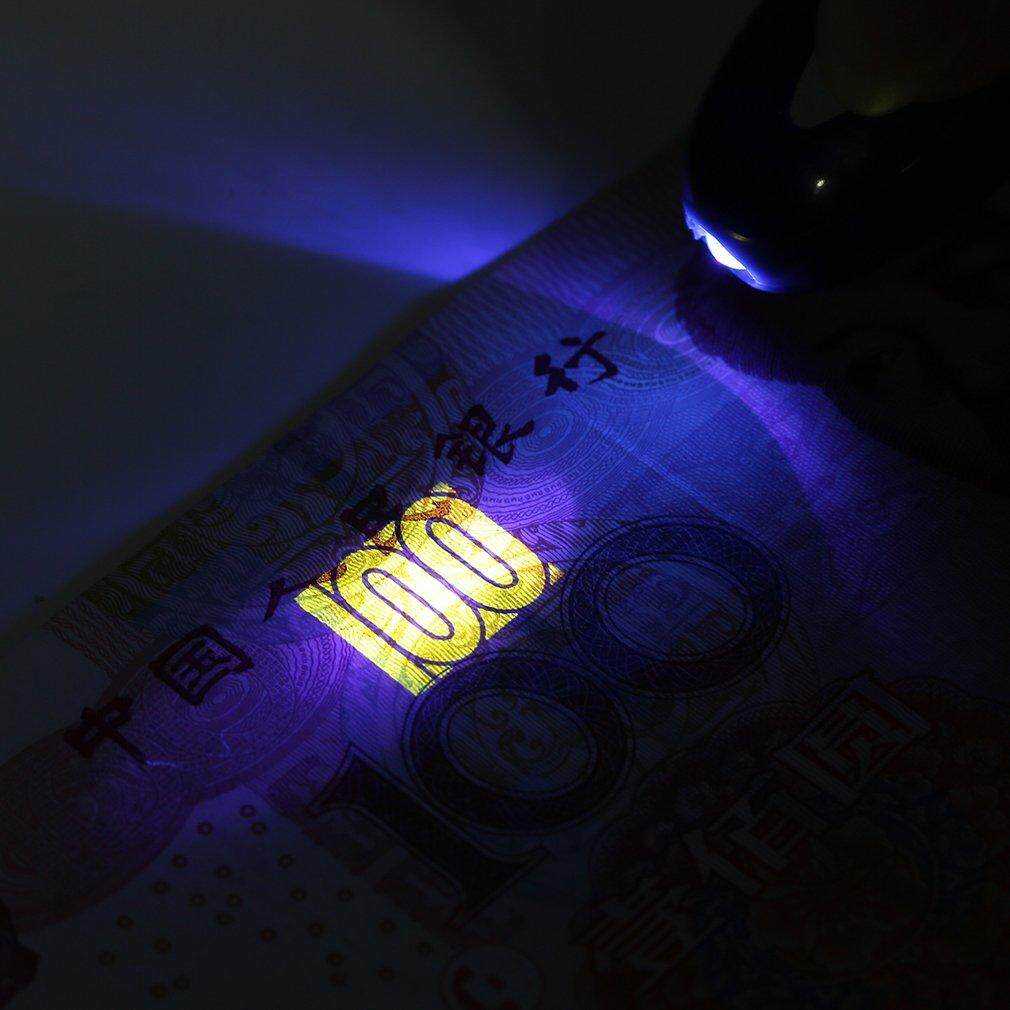 GETEK Handheld Portable UV Led Light Torch Lamp Counterfeit Currency Money Detector