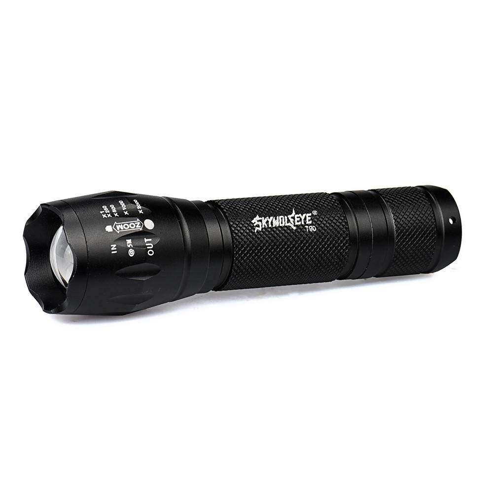 Tactical T6 Zoomable LED Flashlight X800 G700 Charger Torch Lamp