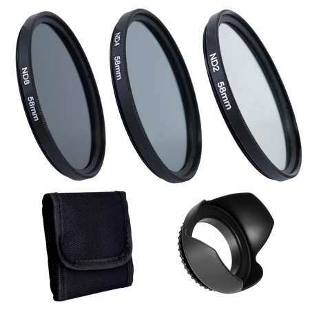 Professional Camera Lens Filters Kit Lens Hood For Canon Camera Dslr Photography Accessories 52mm - intl