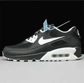 Nike AIR MAX 90 ESSENTIAL Breathable Black Running Shoes Nike AIR MAX 90 ESSENTIAL Breathable Black Running Shoes