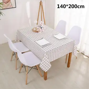 Cotton Heat Resistant Waterproof Dining Table Cloths Home Decor Cotton Heat Resistant Waterproof Dining