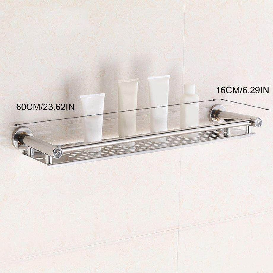 ERA 60CM Stainless Steel Anti-rust Frame Storage Shelf Washroom Bathroom Hanging Rack