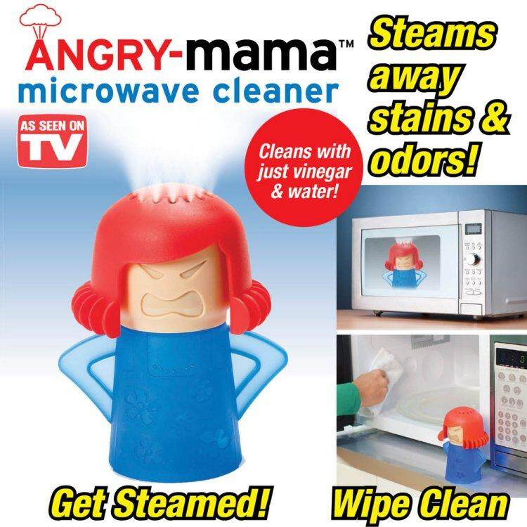Angry Mama Microwave Cleaner Steam Cleaners Kitchen Gadget Tools Mezrit Sdn Bhd