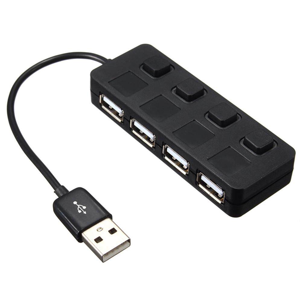 Đen 1 Ra 4 CỔNG USB 2.0, 4 Cổng USB Truyền Dữ Liệu Hub Sạc