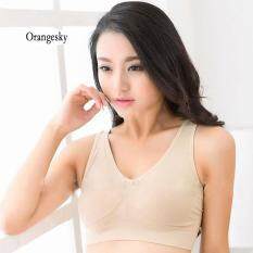 Orangesky Phụ Nữ Mùa Hè Kéo Dài Thể Thao Áo Thể Dục Thể Thao Áo Ngực Không Viền Full Cup Chắc Chắn Áo Lót Cao Cấp