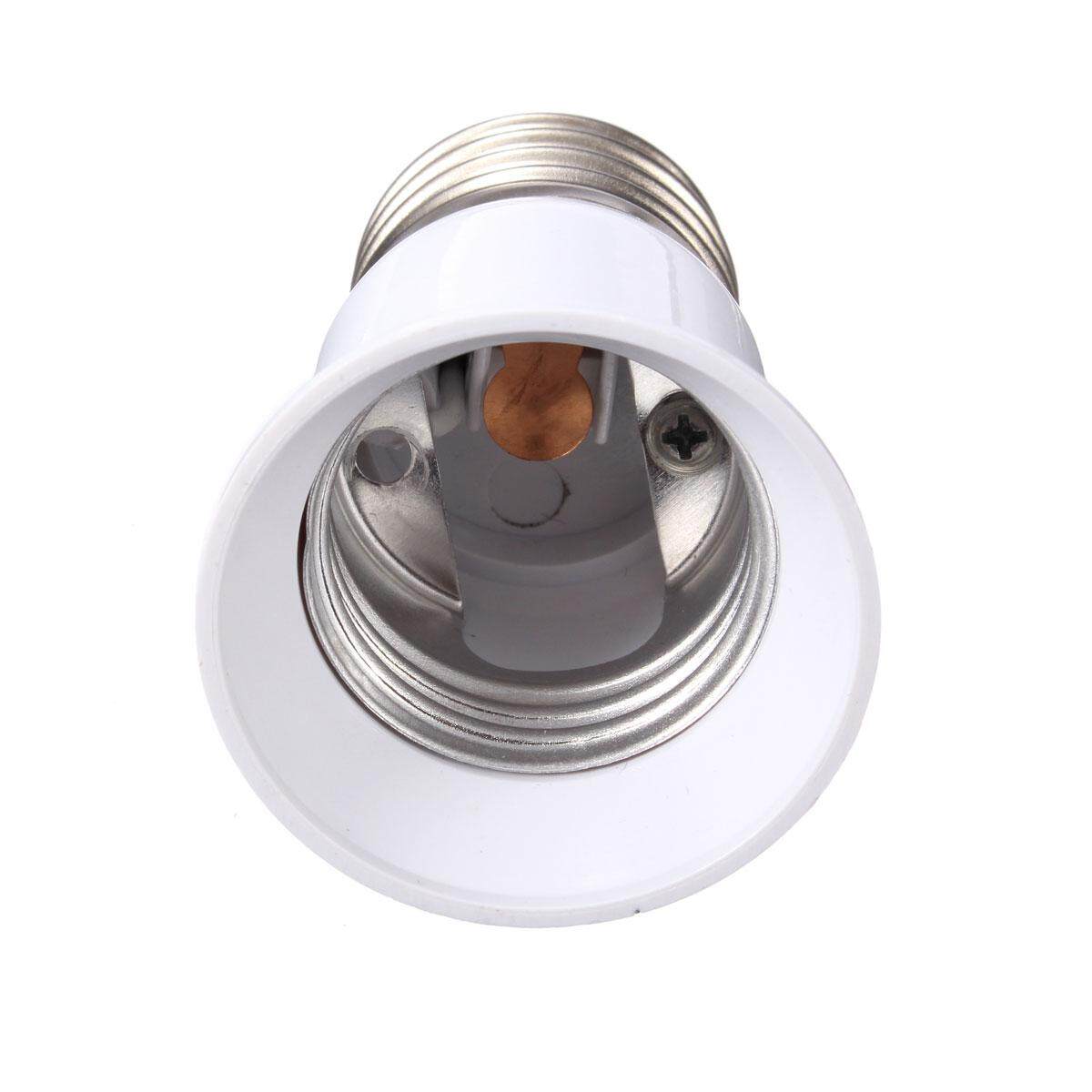 10pcs E27 to E27 Base Screw LED Light Lamp Bulb Holder Adapter Socket Converter 220V