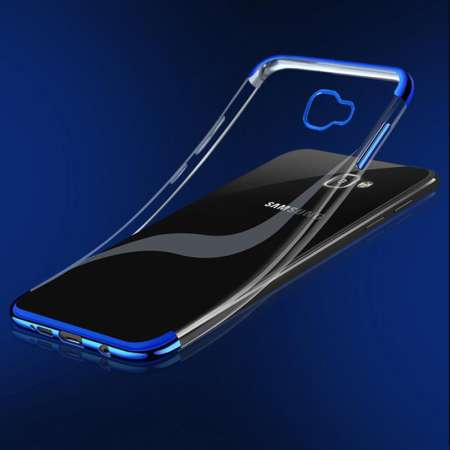 For Galaxy J4 Plus 2018 Soft Case Transparent Plating Shining Cover for Samsung Galaxy J4 Plus 2018 Casing Antioxidant Housing เคสโทรศัพท์
