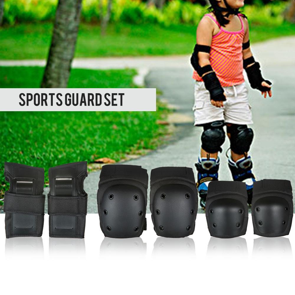Besmall Adult Wrist Elbow Knee Pads Set – Protective Gear For Cycling, Skateboard, Roller Skate