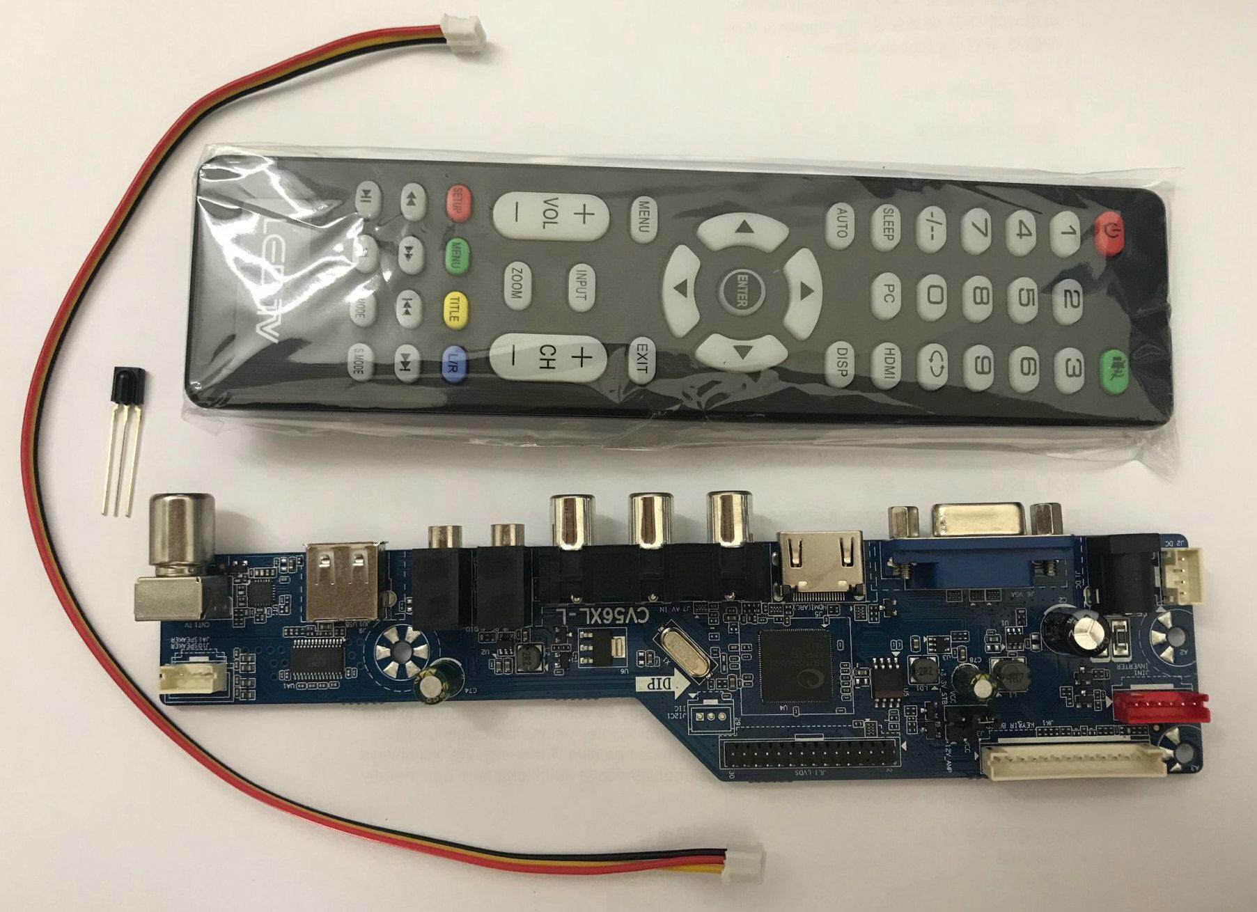 V29 UNIVERSALE LCD TV Controller Board scheda madre TV VGA//HDMI//AUDIO video//TV//USB NUOVO