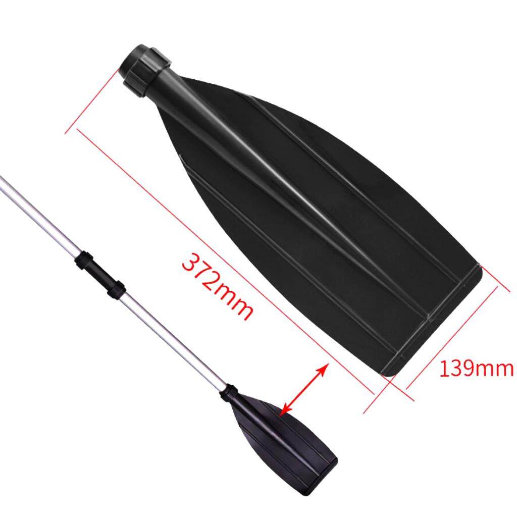 Baoblaze Lightweight PVC Kayak Paddle Blade Canoe Oar Leaf Accessory Attachment Replacement Black