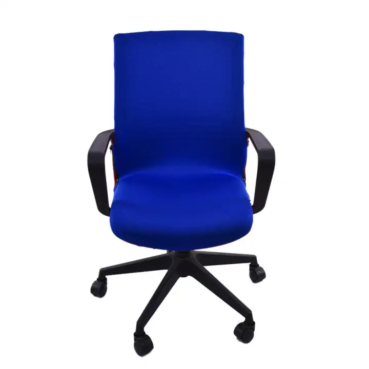 Siamese Office Chair Cover Swivel Computer Armchair Protector Executive Task Slipcover Internet Bar Back Seat