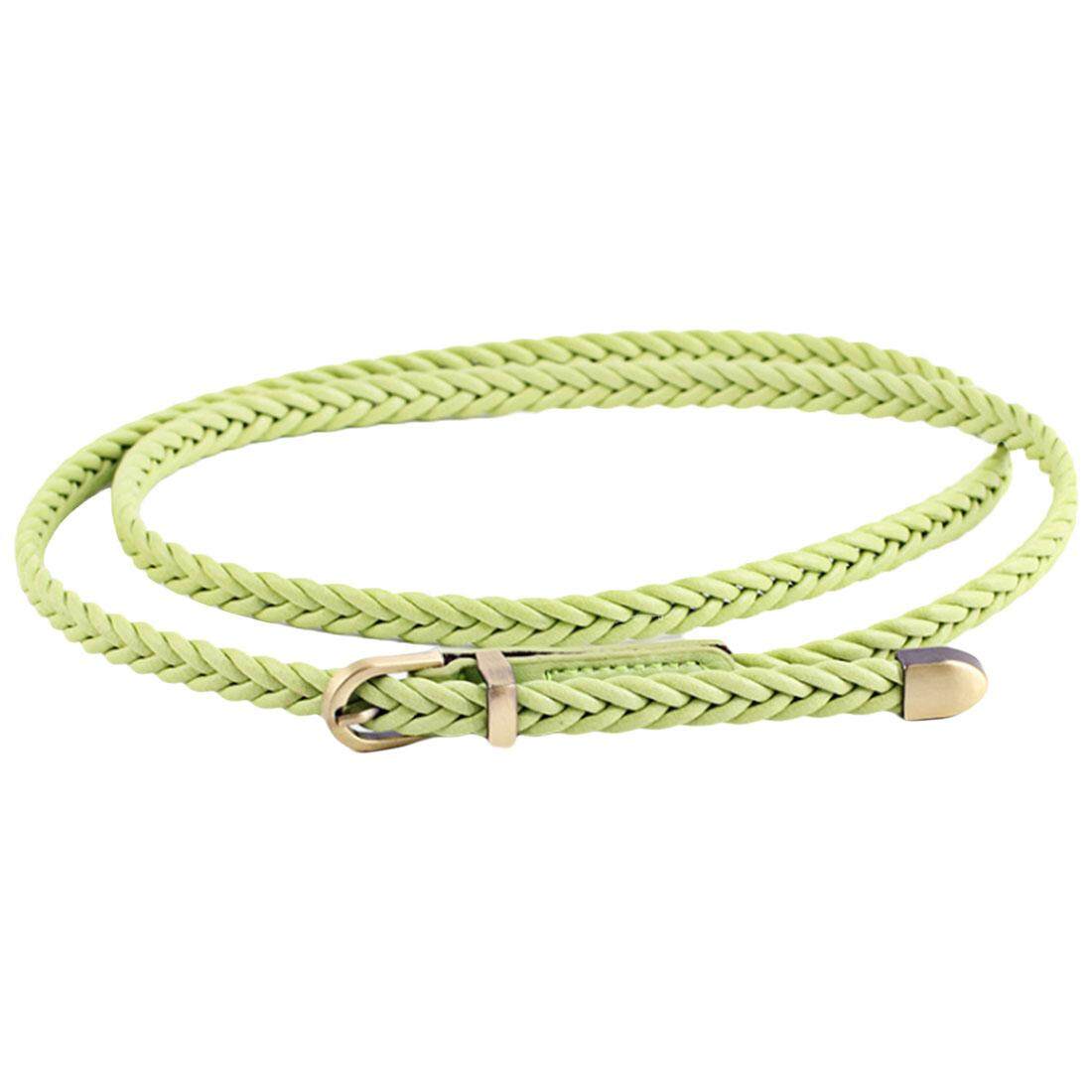 Candy Color Womens Leather Belt Bow Skinny Thin Dress Belt Waist Belt Waistband