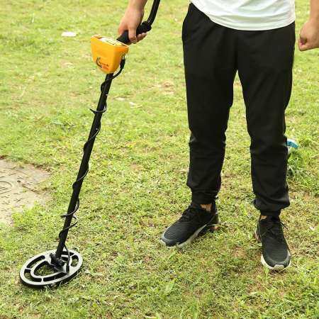 Metal Detector LCD Screen Gold Digger Search Hunter+Waterproof Search Coil