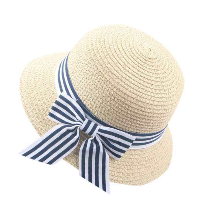 straw baby hat