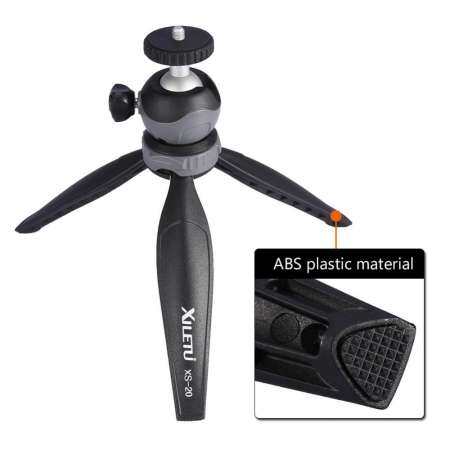 XILETU ขาตั้งกล้องที่ถอดออกได้ 360 ° ลูกบอลหมุนสำหรับกล้องดิจิตอล MINI กล้องโทรศัพท์ - INTL