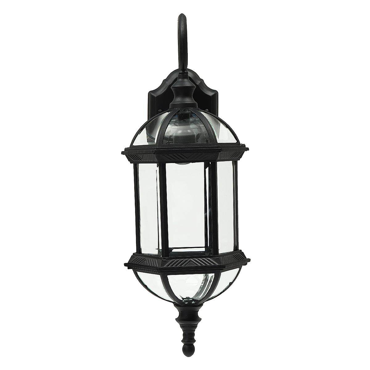 Pháp Tỉnh Đèn Tường Ngoài Trời Sconce Kim Loại Đèn Lồng Bóng Thủy Tinh 1 Đèn Nghệ Thuật